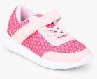 United Colors Of Benetton Mesh And Pu Pink Sneakers Boys