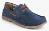 United Colors Of Benetton Navy Blue Boat Shoes men