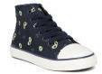 United Colors Of Benetton Navy Blue Canvas Sneakers Boys