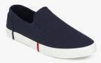 United Colors Of Benetton Navy Blue Slip On Sneakers Men