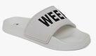 United Colors Of Benetton Off White Sliders Men