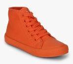 United Colors Of Benetton Orange Sneakers Boys