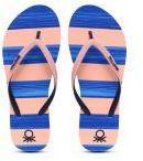 United Colors Of Benetton Peach Flip Flops Women