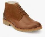 United Colors Of Benetton Tan Derby Boots Men