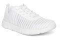 United Colors Of Benetton White Self Striped Sneakers Women