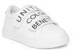 United Colors Of Benetton White Synthetic Sneakers Boys