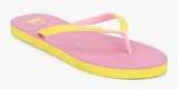 United Colors Of Benetton Yellow Flip Flops women