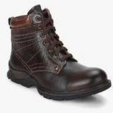 Valentino Parker Brown Derby Boots Men