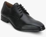 Van Heusen Black Derby Formal Shoes Men