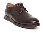 Van Heusen Coffee Brown Leather Semiformal Brogues Men