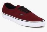 Vans Authentic Maroon Sneakers Men