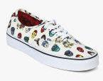 Vans Authentic X Marvel Cream Sneakers Women