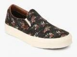 Vans Classic Slip On Black Floral Sneakers Men