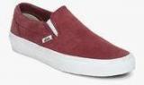 Vans Classic Slip On Maroon Sneakers Men