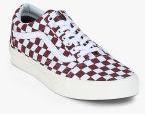 Vans Maroon Sneakers Women