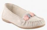 Vaph Beige Loafers Girls