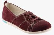 Vaph Maroon Lifestyle Shoes Women