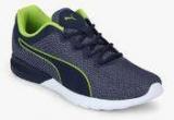 Vigor Idp Peacoat Acid Lime Puma Black Navy Blue Running Shoes