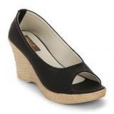 Waltz Black Wedges Women