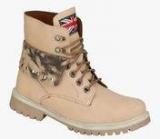 Wave Walk Beige Boots Men