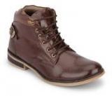 Wave Walk Brown Boots Men