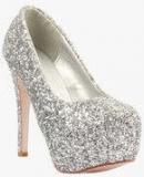 Wellworth Silver Stilettos Women