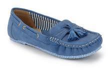 Wet Blue Blue Moccasins women