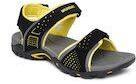 Wildcraft Black & Yellow Comfort Sandals Men