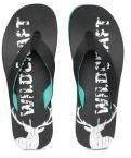 Wildcraft Black Solid Thong Flip Flops Men