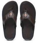 Wildcraft Brown Solid Thong Flip Flops Men