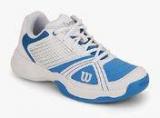 Wilson Rush Ngx Junior Blue Tennis Shoes Girls