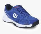 Wilson Rush Pro Jr 2.5 Blue Tennis Shoes Girls