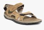 Woodland Brown Suede Sandals Men