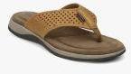 Woodland Camel Brown Comfort Sandals Men