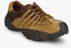 Woodland Camel Brown Regular Trekking Shoes Men