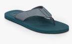 Woodland Green Flip Flops men