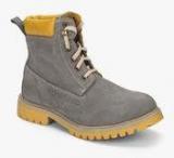 Woodland Grey Boots Men