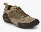 Woodland Khaki Trekking Shoes Men