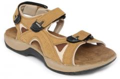 Woodland Men Tan Brown Leather Sandals