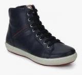 Woodland Navy Blue Boots women