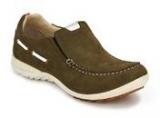 Woodland Olive Loafers Men