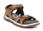 Woodland Tan Brown Leather Sports Sandals Men