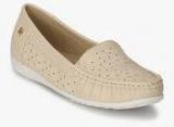 Addons Mia Beige Lazer Cut Lifestyle Shoes women