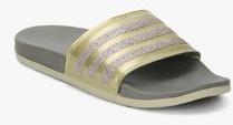 Adidas Adilette Comfort Golden Slippers women