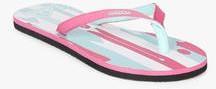 Adidas Beach Print Max Out Pink Flip Flops women