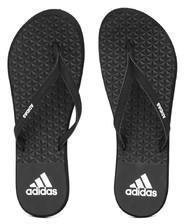 Adidas Black EEZAY SOFT Textured Flip Flops women