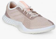 Adidas Crazytrain Lt Beige Training Shoes women