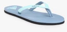 Adidas Ezay Max Out Aqua Blue Flip Flops women