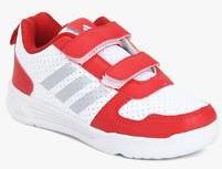 Adidas Lk Tr Des 2 White Training Shoes girls