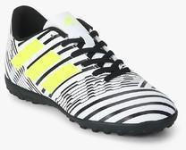 Adidas Nemeziz 17.4 Tf White Football Shoes boys